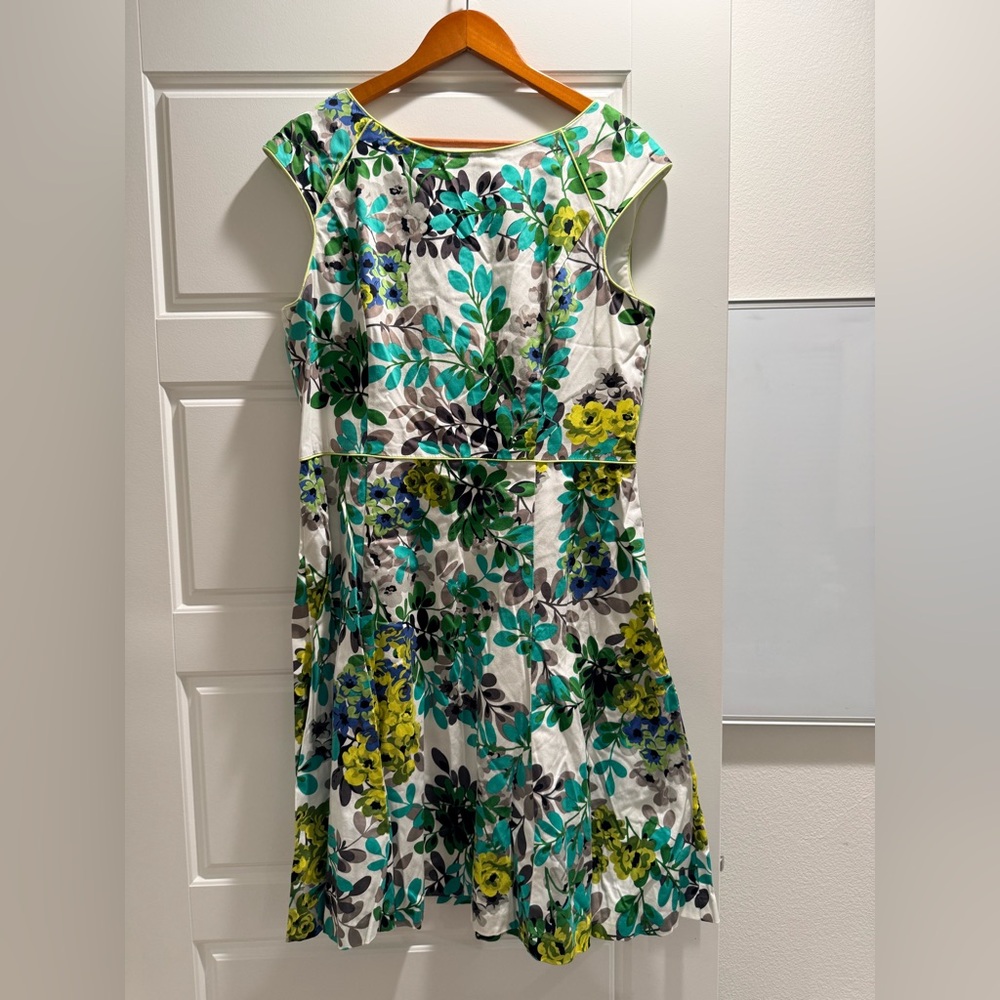 London Style Vibrant Floral Dress